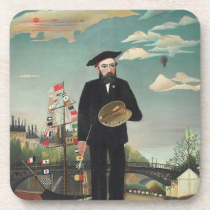 Porta-copo Eu mesmo: Retrato – Paisagem, Henri Rousseau 1890