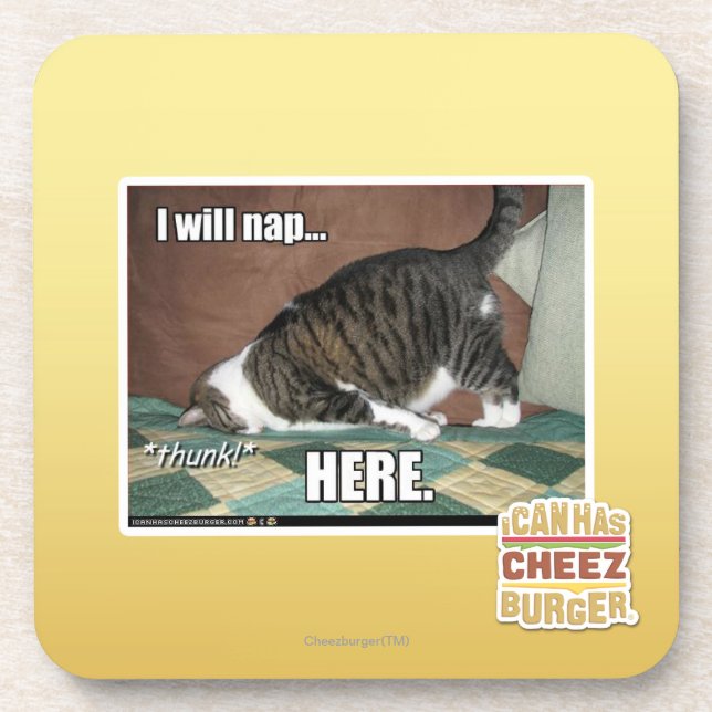 Porta-copo Eu nap aqui (Frente)