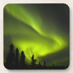 Porta-copo EUA, Alasca, Chena Hot Springs. Aurora Boreal 2