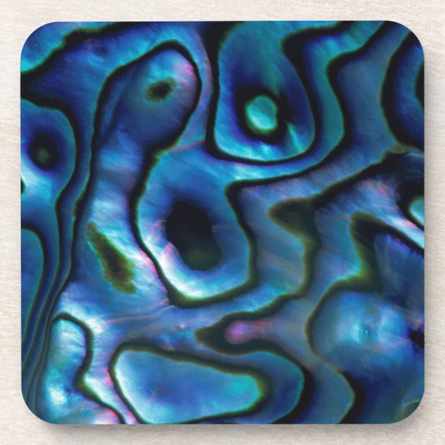Porta-copo EUA, Colorado, Lafayette. Concha de abalone (Frente)