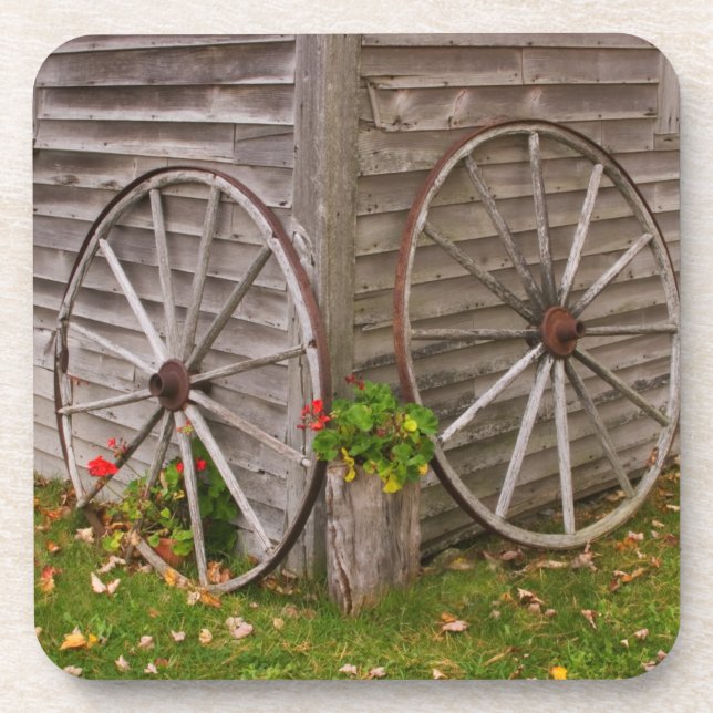 Porta-copo EUA, Maine. Rodas de Carroça (Frente)