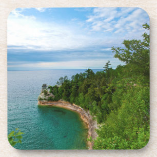 Porta-copo EUA, Michigan. Formação de Rocha Miner's Castle 3