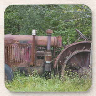 Porta-copo EUA, Vermont, MANCHESTER: Trator Agrícola Antigo