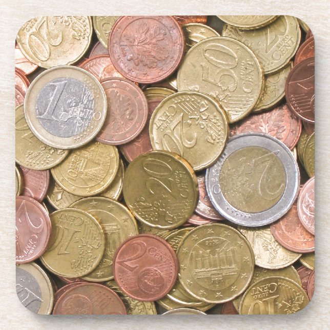 Porta-copo Euro Cents (Frente)