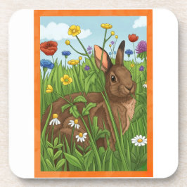 Porta-copo Every Bunny Loves Flowers