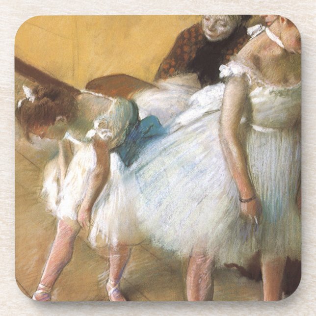 Porta-copo Exame de Dança de Edgar Degas, Balé Antigo (Frente)