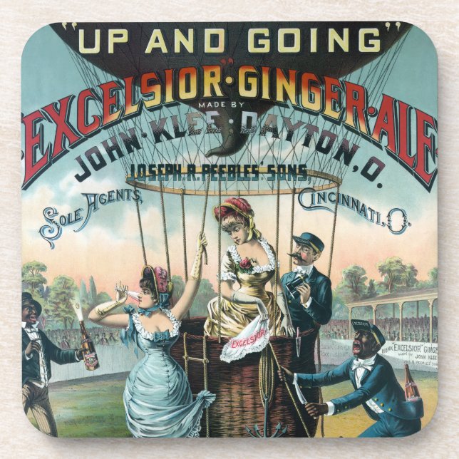 Porta-copo Excelsior Ginger Ale (Frente)