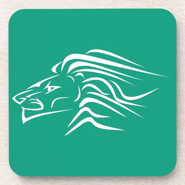 Porta-copo Executando Cores Personalizadas do Coster de Leão (Frente)