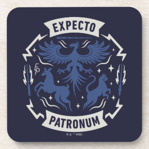 Porta-copo Expecto Patronum Gráfico de Silhueta Vintage