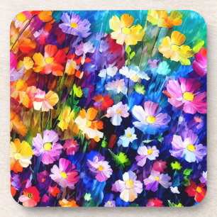 Porta-copo Explosão de Cores Florais