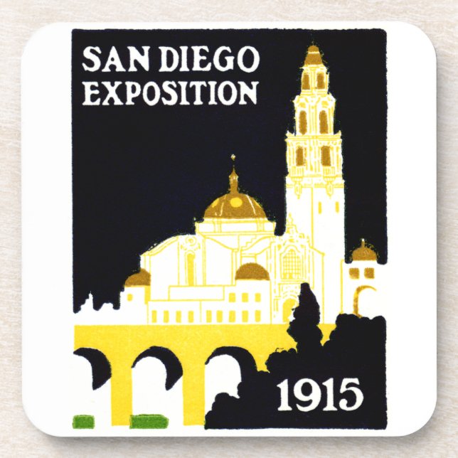 Porta-copo Exposição 1915 de San Diego (Frente)