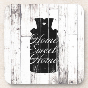 Porta-copo Fábrica Casa De Sorvete De Leite De Madeira Branc