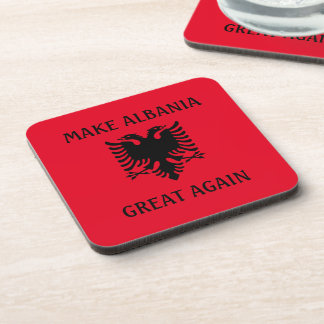 Porta-copo Faça o Excelente da Albânia novamente