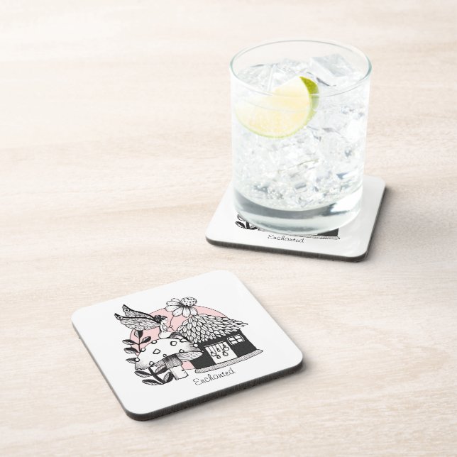 Porta-copo Fadas E Laticínios Encantados (Lado Direito)