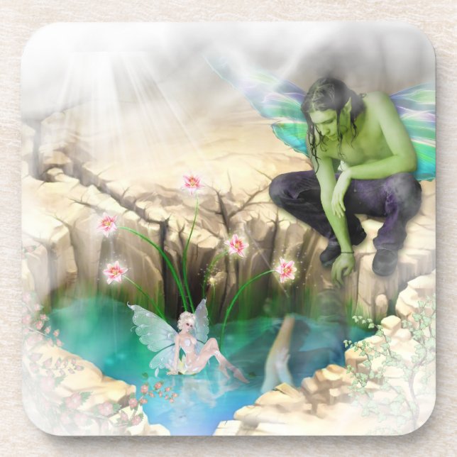 Porta-copo Faerie em Elven Pond Vignette (Frente)