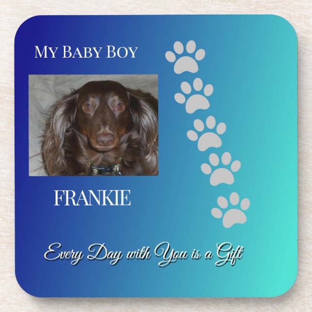 Porta-copo Faithful Pawprints Keepsake (Frente)