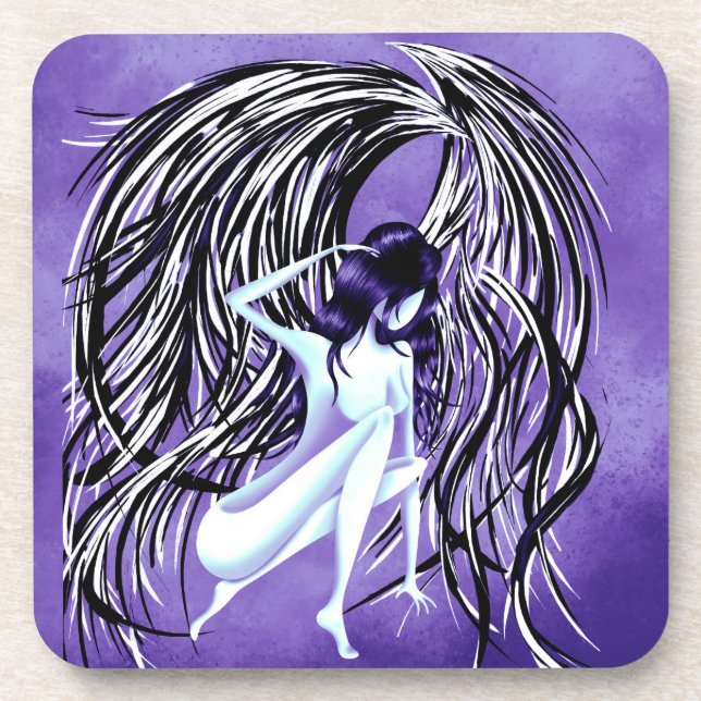 Porta-copo Fallen Angel Plastic Coaster (Frente)