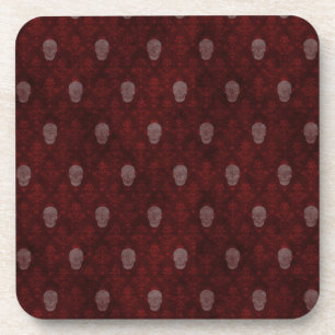 Porta-copo Falln Victorian Skulls Red