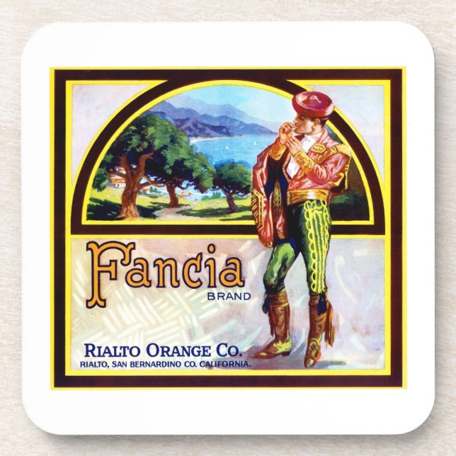 Porta-copo Fancia Orange (Frente)