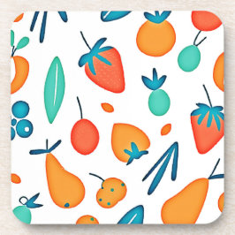 Porta-copo Fantasia de Frutas: Padrão Divertido