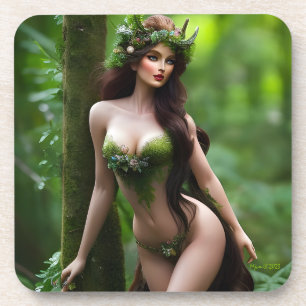 Porta-copo Fantasia Linda Floresta Fada