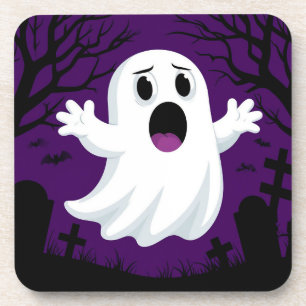 Porta-copo Fantasma de Desenho Adorável no Halloween Assustad