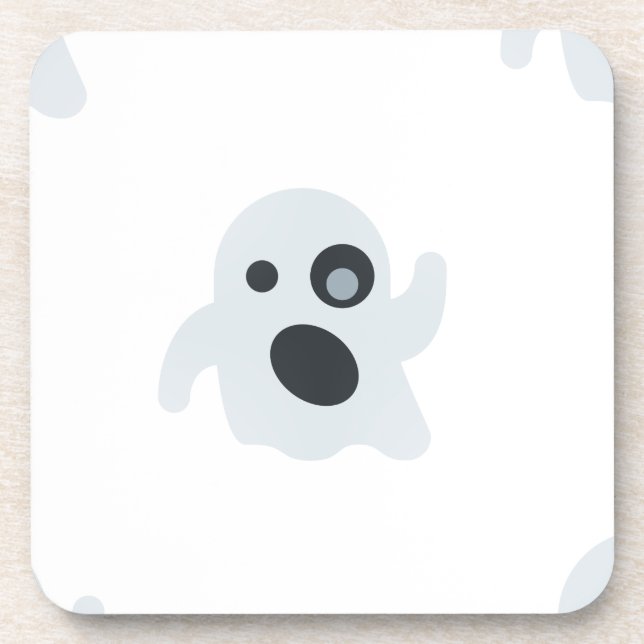 Porta-copo fantasma emoji (Frente)