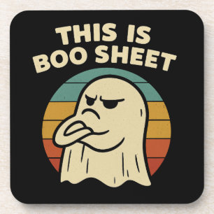 Porta-copo Fantasma Engraçado "Isto É Folha de Boo" Halloween