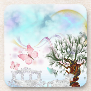 Porta-copo Fantasy Crystal Horse Carruagem