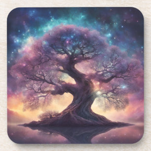 Porta-copo Fantasy Tree Art