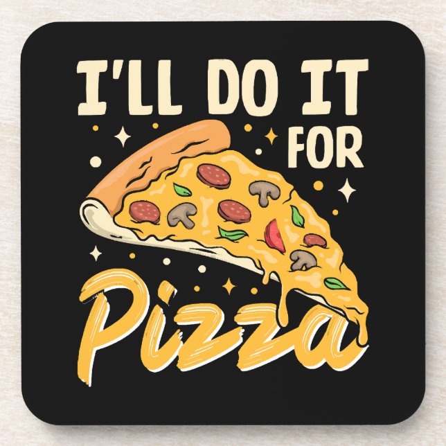 Porta-copo Farei por Pizza (Frente)