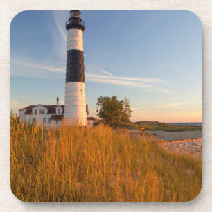Porta-copo Farol Big Sable Point no Lago Michigan 3