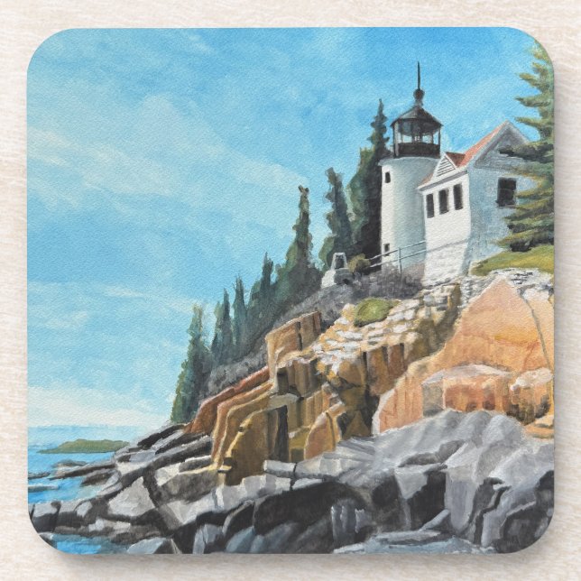Porta-copo Farol de Bass Harbor (Frente)