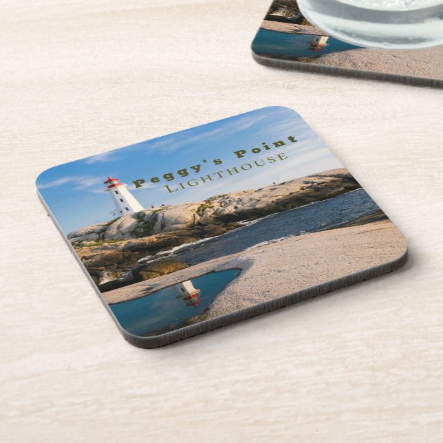 Porta-copo Farol de Peggys Point Atlantic Canadá (Left Side)