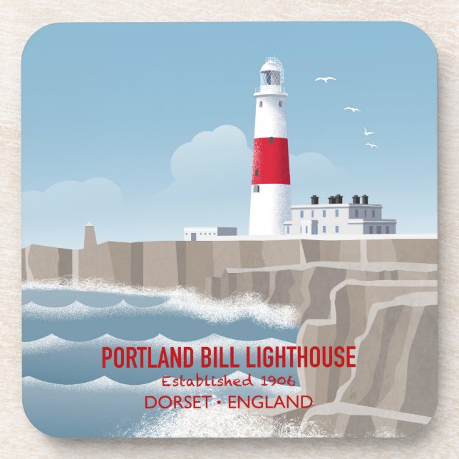 Porta-copo Farol de Portland Bill (Frente)