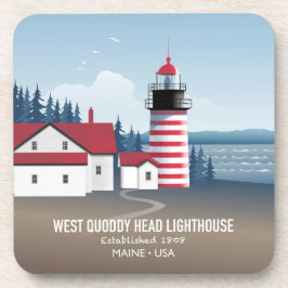 Porta-copo Farol West Quoddy Head