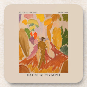 Porta-copo Fauno e Ninfa 1941 por Edvard Weie