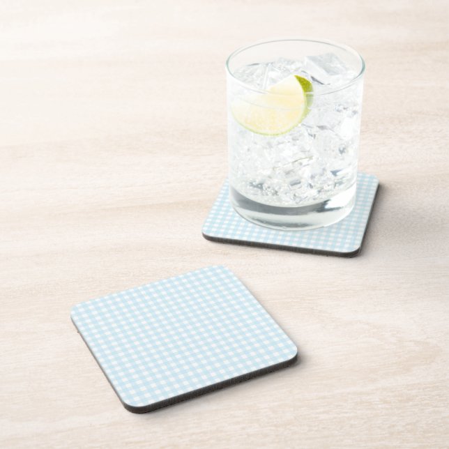Porta-copo Faye e Lauren Blue Gingham (Lado Direito)