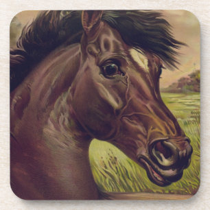 Porta-copo fazenda de cavalos rancho passeio esportes equinos