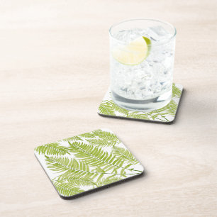 Porta-copo Feathery Fern em um conjunto de Portas copos