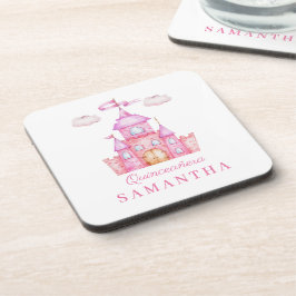 Porta-copo Feliz aniversário, castelo da princesa