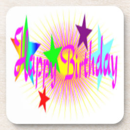 PORTA-COPO "FELIZ ANIVERSÁRIO" ESTRELAS