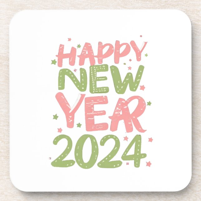 Porta-copo Feliz ano novo 2024 (Frente)