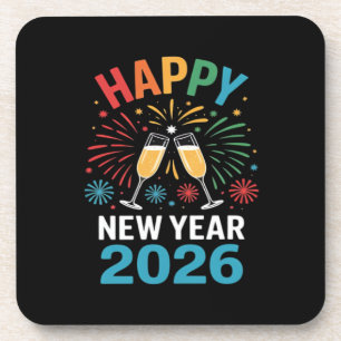 Porta-copo Feliz Ano Novo 2026 Festa Engraçada Véspera de Ano