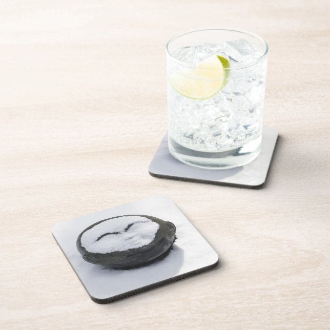 Porta-copo Feliz Buda com a neve facial (Lado Direito)