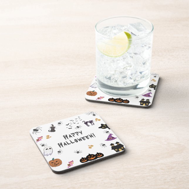 Porta-copo Feliz Festa de Halloween (Lado Direito)