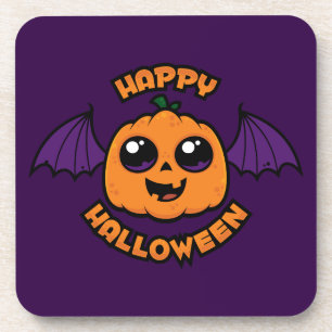 Porta-copo Feliz Halloween Kawaii Pumpkin Spooky Cuteness