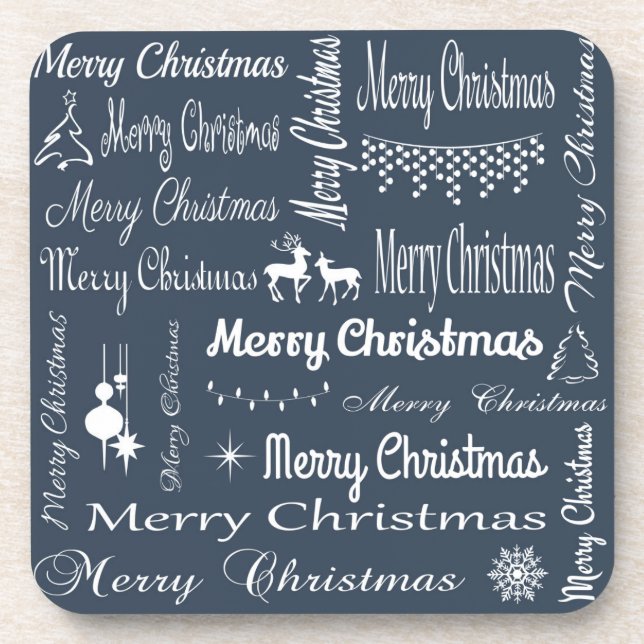 Porta-copo Feliz Natal (Frente)