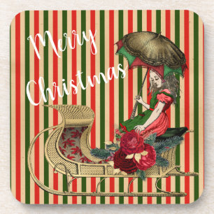 Porta-copo Feliz Natal Alice