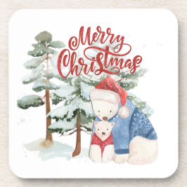 Porta-copo Feliz Natal Design de Férias Adoráveis